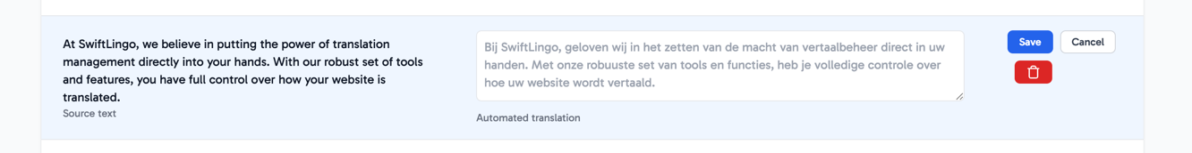 Translation Management Dashboard